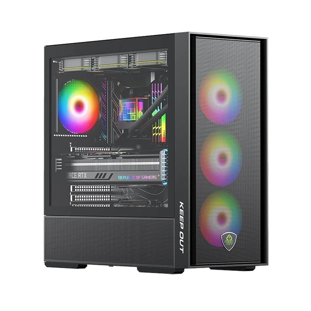 Caixa PC KEEP OUT XC-805 MESH (Preto)