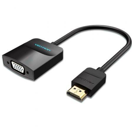 Adaptador HDMI para VGA VENTION 42444 (HDMI macho - VGA fêmea - Preto)