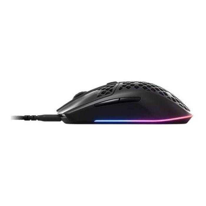 Rato STEELSERIES Aerox 3 (Mão direita - Até 8500 DPI - Ótico - Preto) — miniatura 3