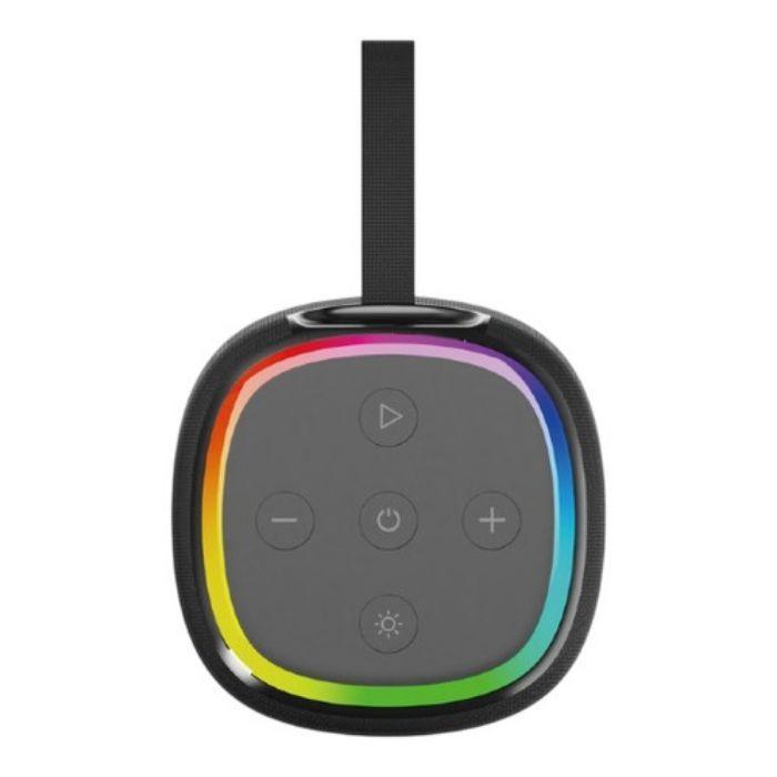 Coluna Portátil GEMBIRD SPK-BT-LED-08L (10 W - USB Type-C - Preto), miniatura 2