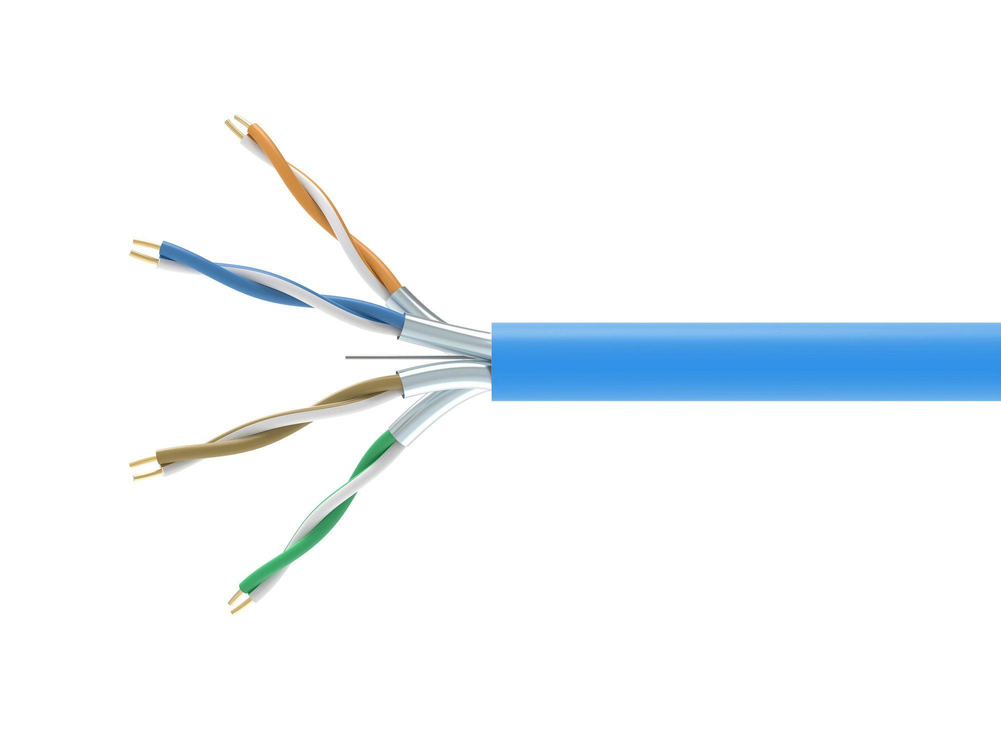 Cabo de Rede EQUIP 404544 (305 m - Cat6A - Azul)