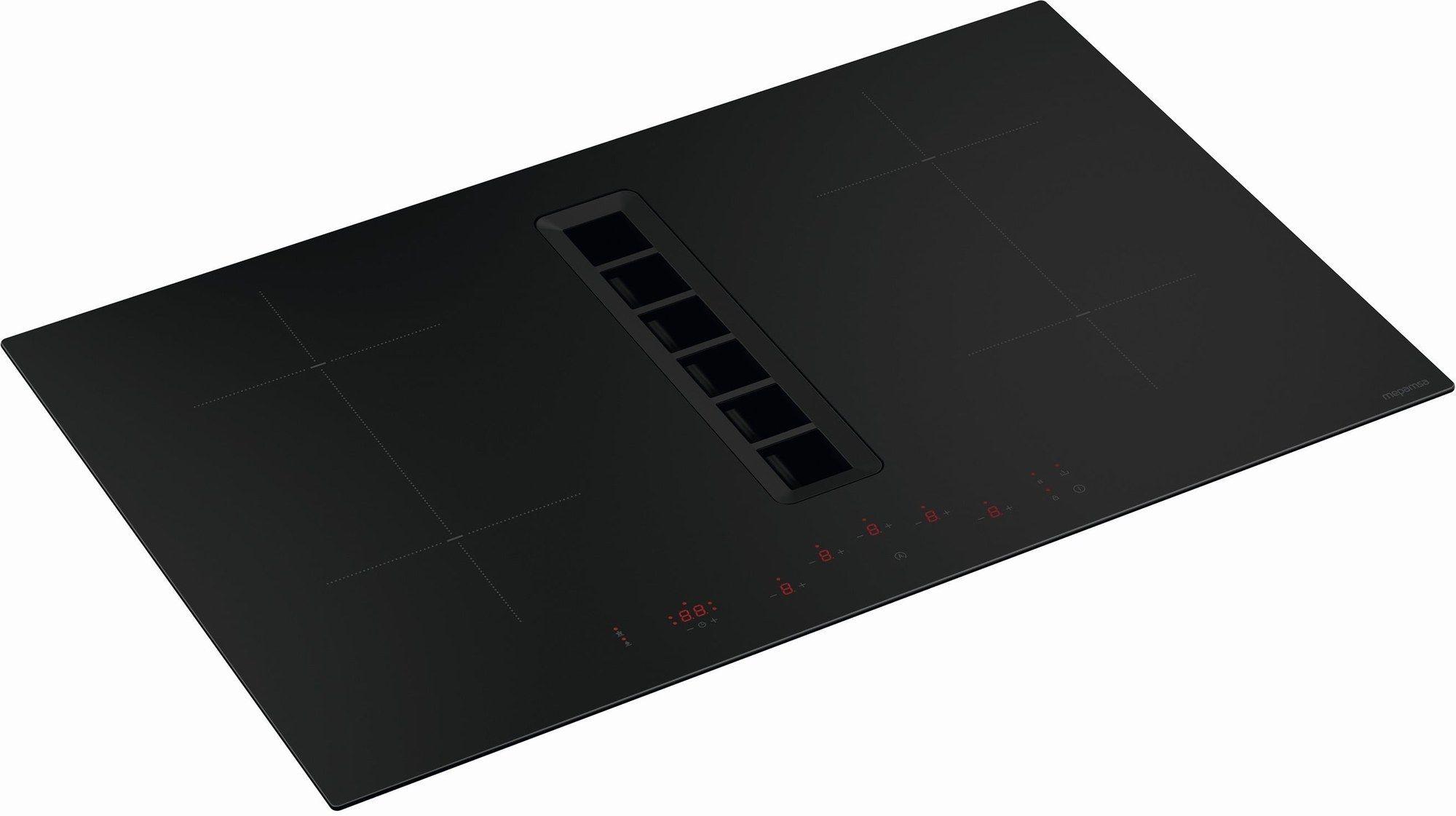 Placa de Indução de Encastre MEPAMSA Indu Value R 830 com Exaustor Integrado (7200 W - Vidro - Toque - Preto)