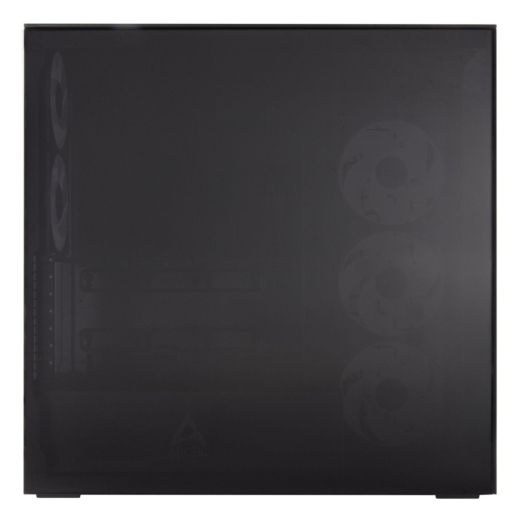 Caixa PC ARCTIC Xtender (EATX, Mini-ITX, ATX, micro-ATX - Midi Tower - Metal, Vidro temperado - Preto) — miniatura 8