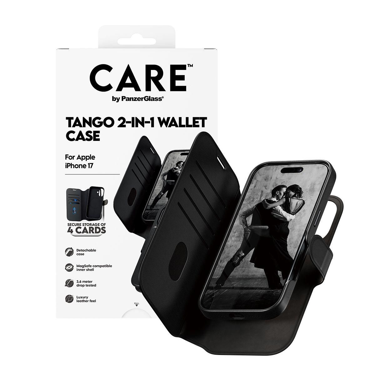 Capa Carteira PANZERGLASS CARE Tango 2-in-1 Wallet MagSafe para iPhone 17 (Apple iPhone 17 - Apple - Policarbonato - Preto), miniatura 5