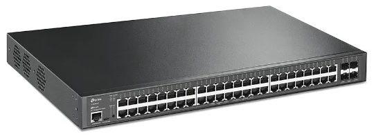 Switch TP-LINK Omada TL-SG3452XP (Gigabit Ethernet - 10, 100, 1000 Mbit/s - 12 MB - Preto) — miniatura 2
