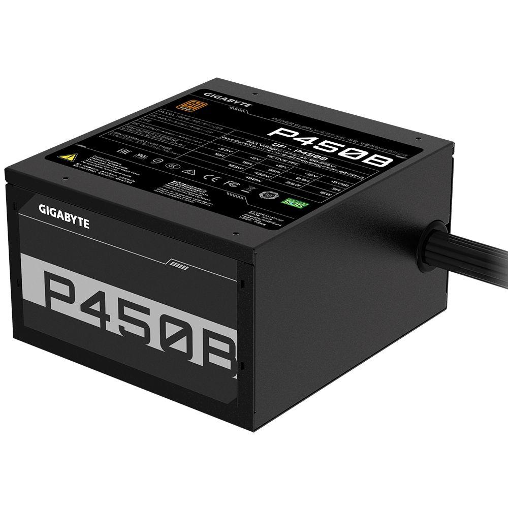 Fonte de Alimentação GIGABYTE GP-P450B (ATX - 450W - 80 PLUS Bronze - Preto), miniatura 4