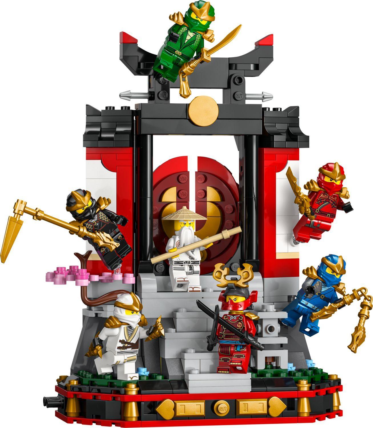 LEGO 71866 Ninjago Exposição de Personagens Ninja – 15.º Aniversário (8+ anos - 447 peças)