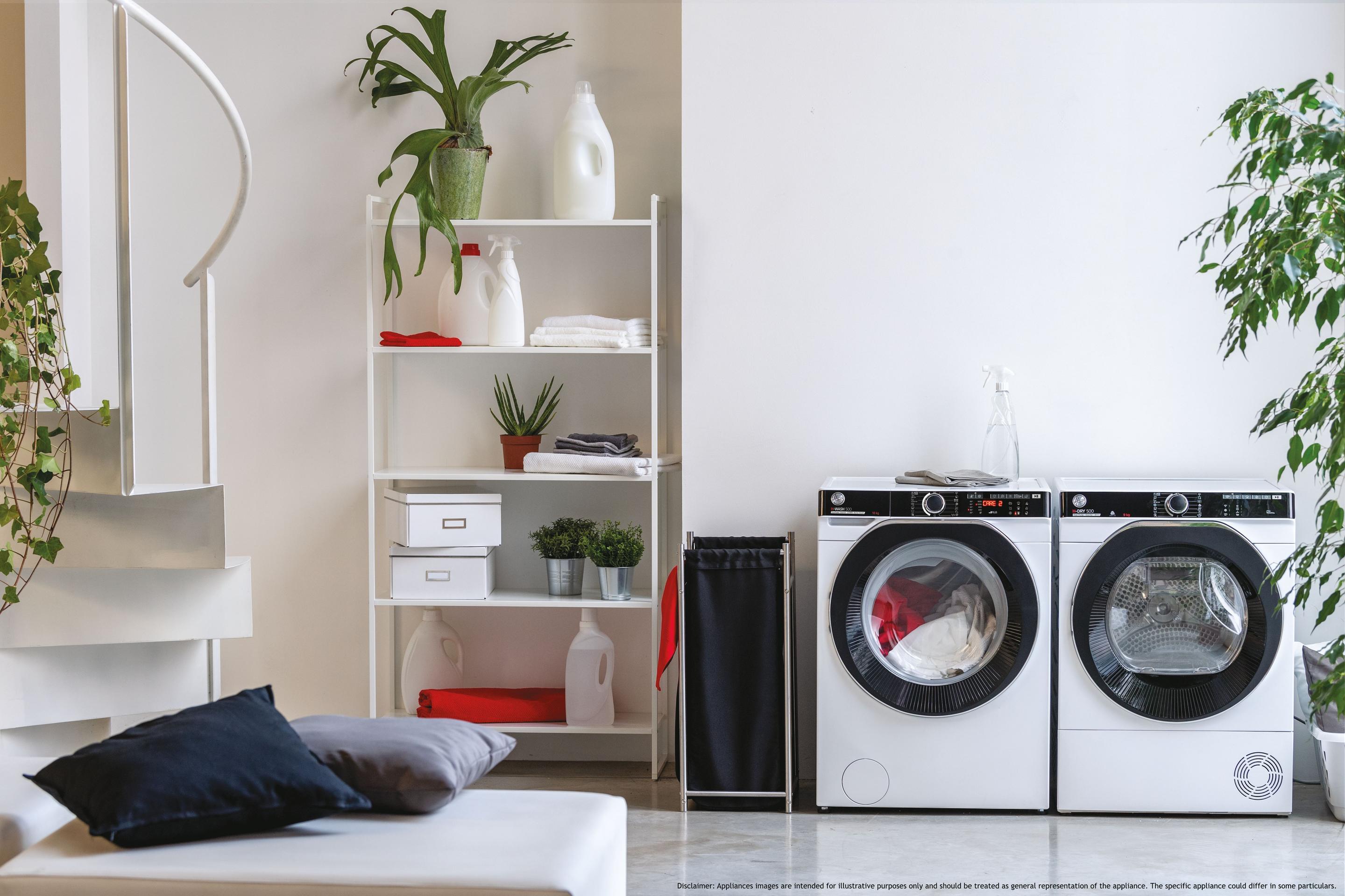 Máquina de Lavar Roupa Independente HOOVER H-WASH 500 HWP48AMBC7/1-S (1400 RPM - B - 44 l - Branco), miniatura 12