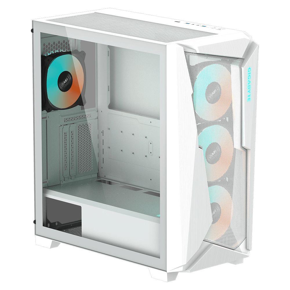 Caixa PC Gaming GIGABYTE AC301GW V2 (Midi Tower - Vidro, Plástico, Aço - 17 cm - Branco) — miniatura 2