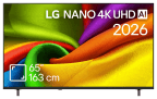 Televisão LG TV 65NU8E0B3LA (65" - 4K UHD - NanoCell - webOS 26 - HDR10 Pro)