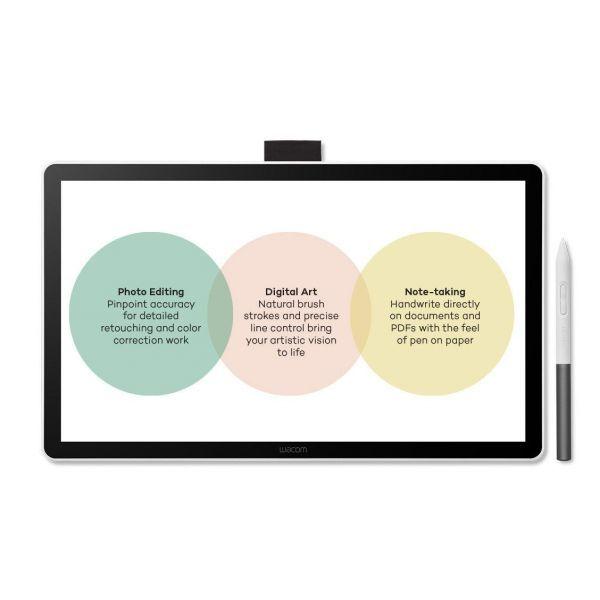 Monitor Interativo WACOM One 14 DTC141W0 (14" Full HD - Preto e Branco) — miniatura 3