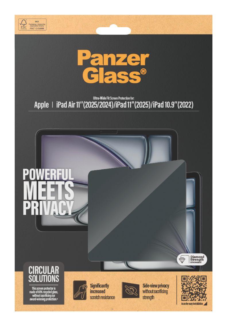 Película de Privacidade PANZERGLASS P2833 (iPad Air 11"/iPad 10,9" - Transparente) — miniatura 3
