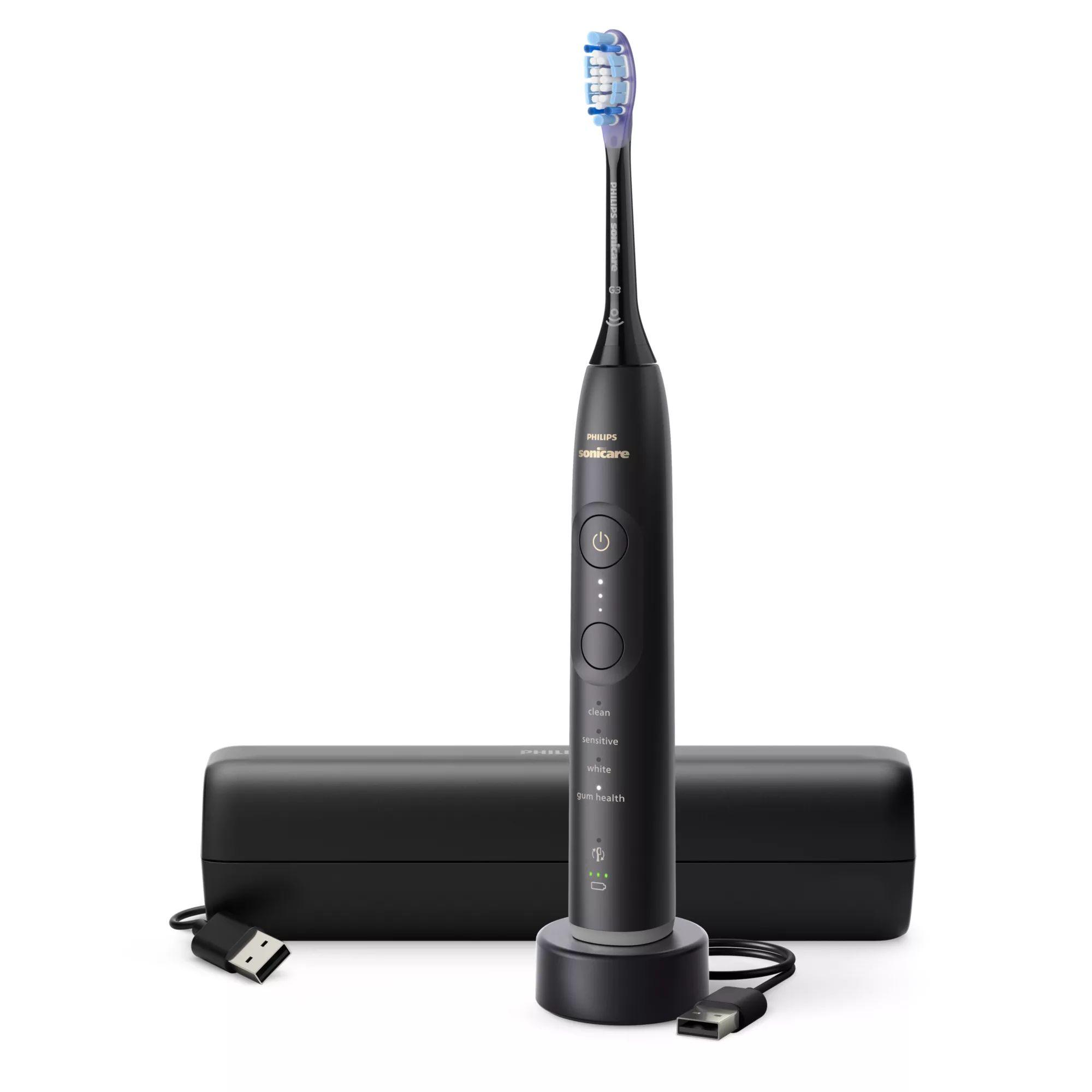 Escova de Dentes Elétrica Sónica PHILIPS Sonicare 7100 HX7421/01 (Preto)