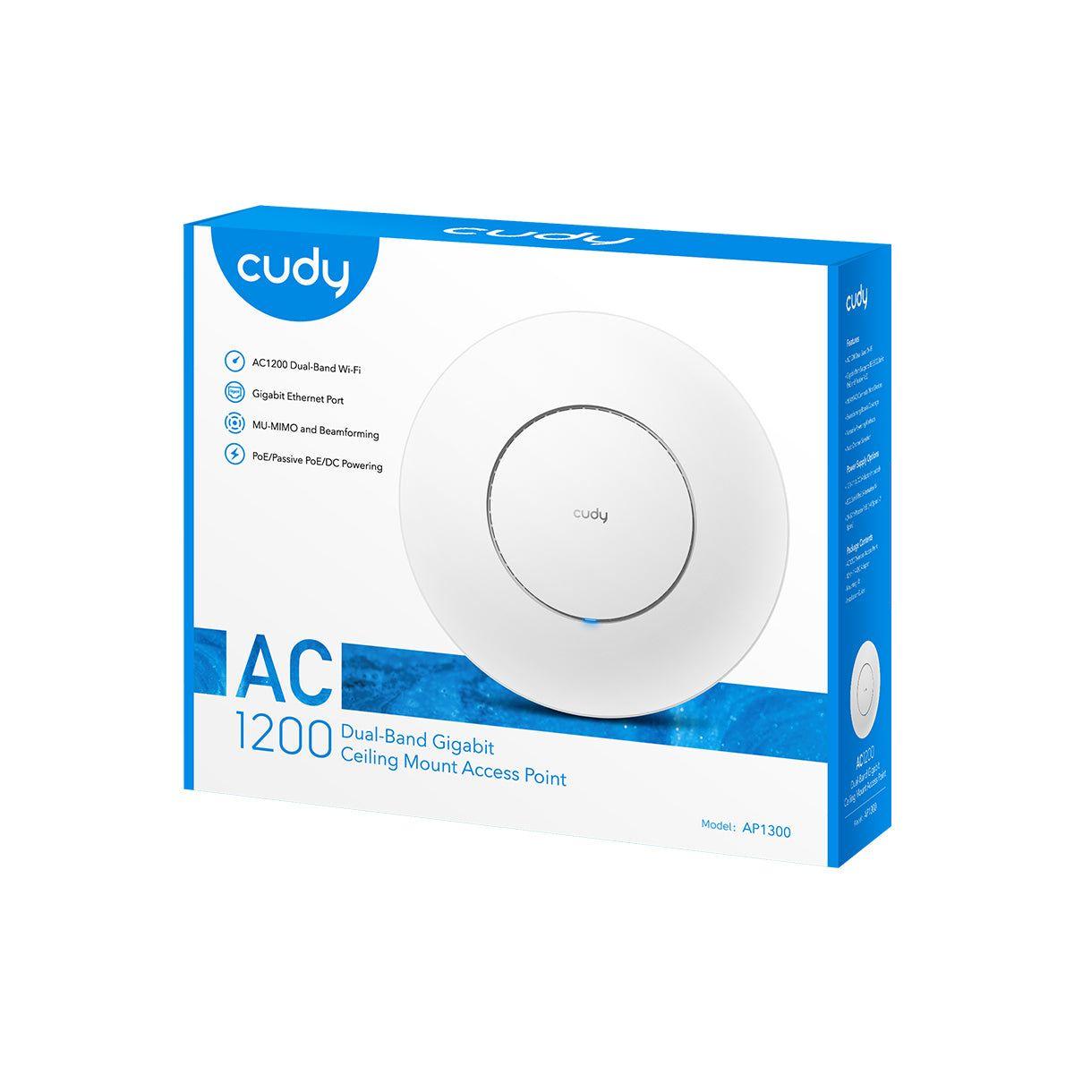 Ponto de Acesso CUDY AP1300 (1167 Mbit/s - Teto, Parede - Branco), miniatura 5