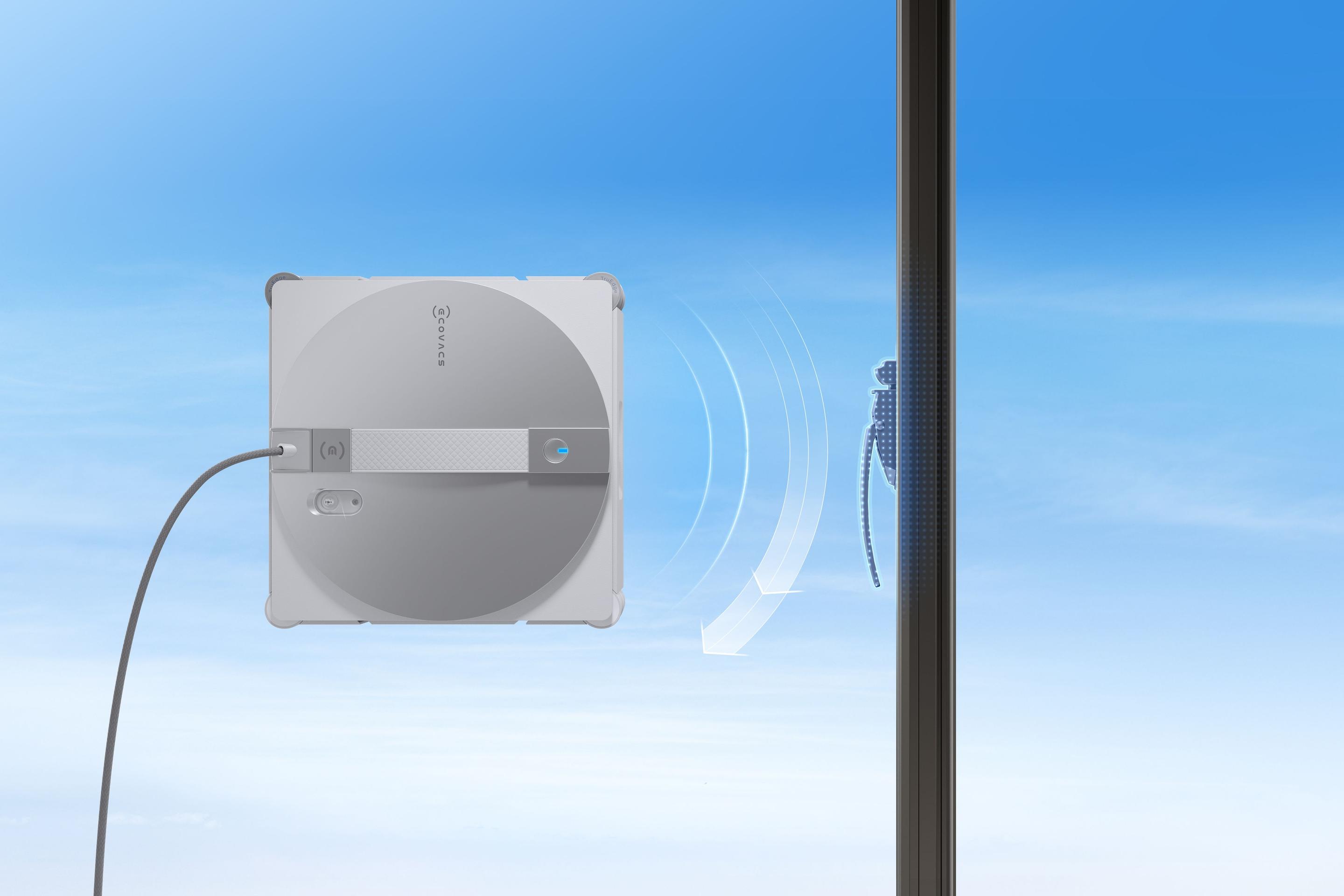 Robot de Limpeza de Vidros ECOVACS WINBOT W3 OMNI (Altura 7,6 cm - Prateado e Branco) — miniatura 43