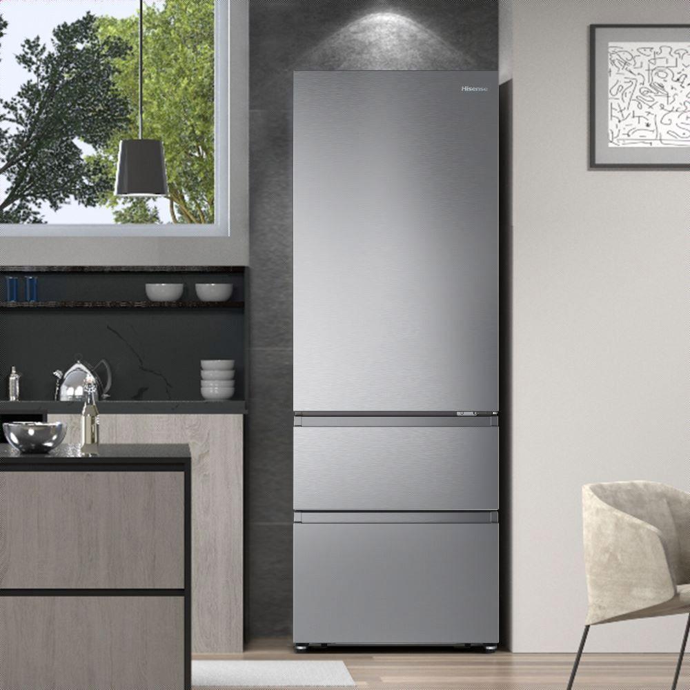 Frigorífico Combinado Independente HISENSE RT641N4AIE (495 L - 200x70,4x69,4 cm - 70 cm - Inox), miniatura 5