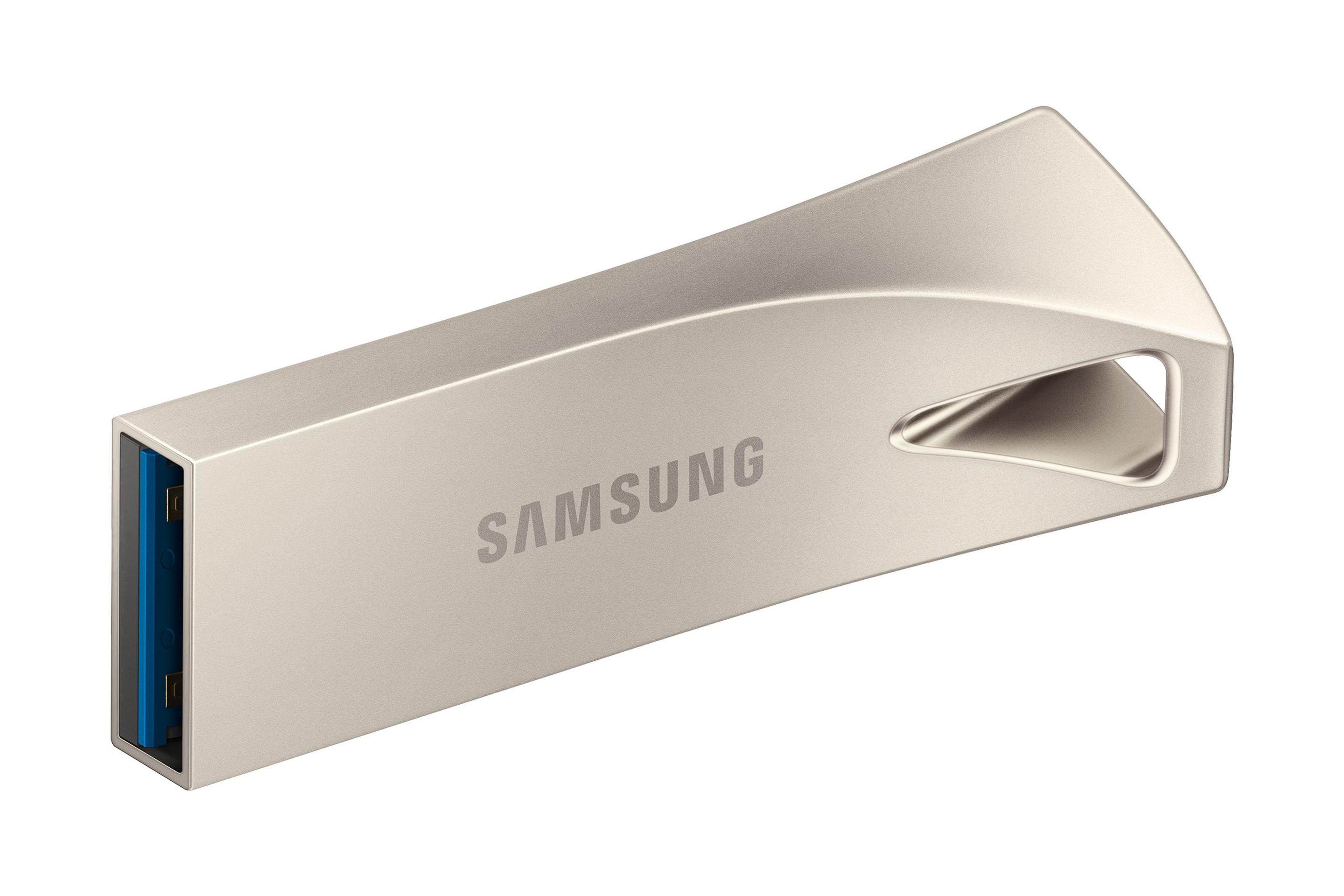 Pen USB SAMSUNG BAR Plus MUF-256BE3/APC (256 GB - Sem tampa - USB Type-A - Prateado) — miniatura 4