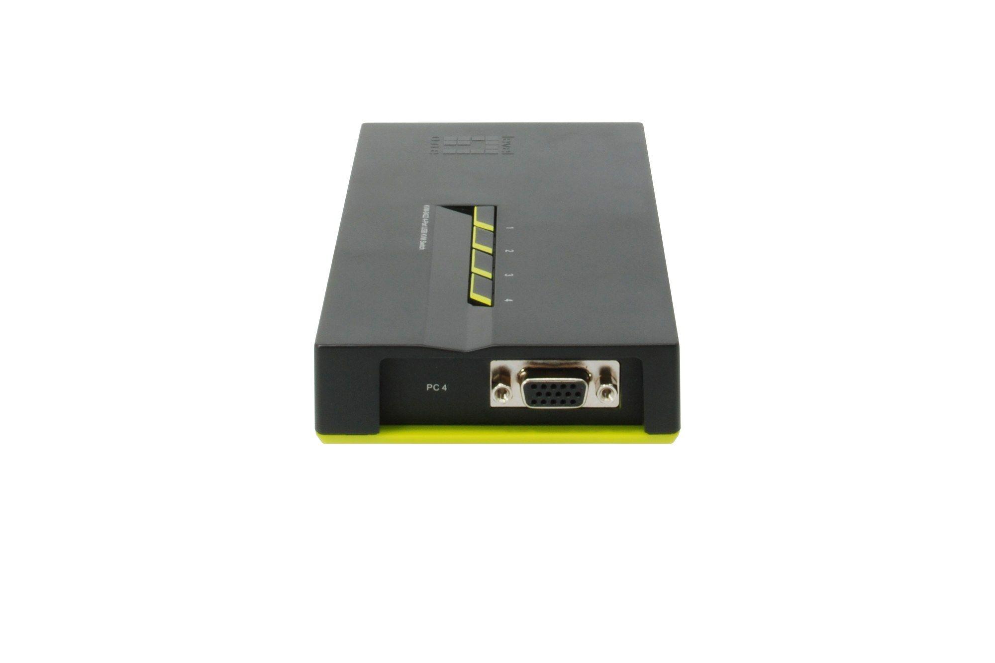 Switch KVM LEVELONE KVM-0422 (Preto e Verde) — miniatura 6