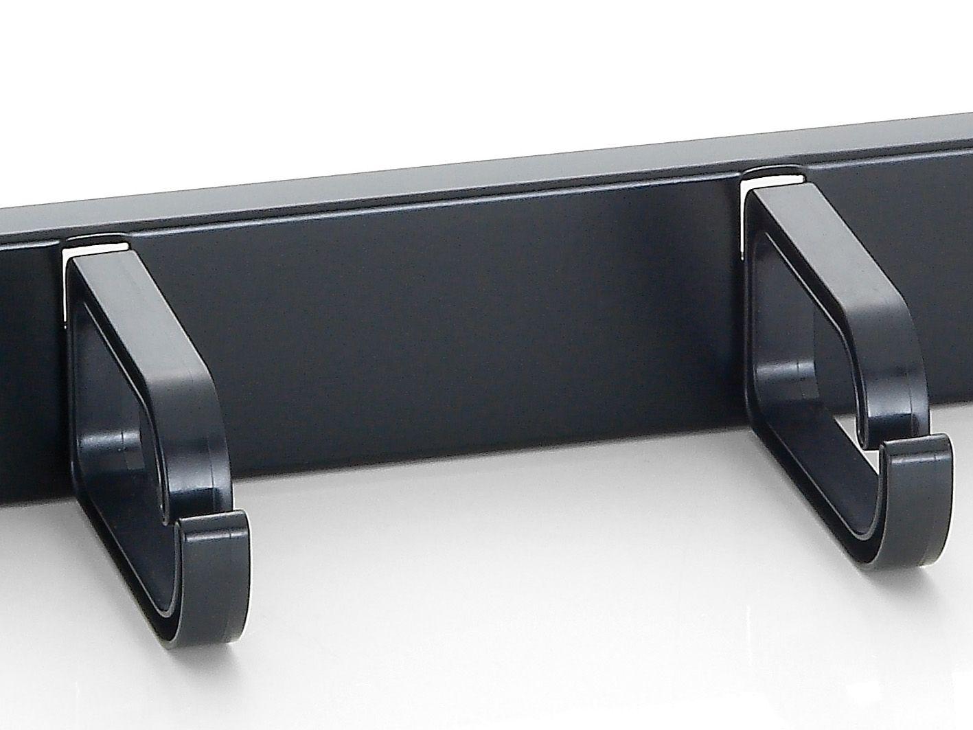 Painel de Gestão de Cabos EQUIP 327311 (Rack 19" - 1U - 5 anéis - Preto) — miniatura 4