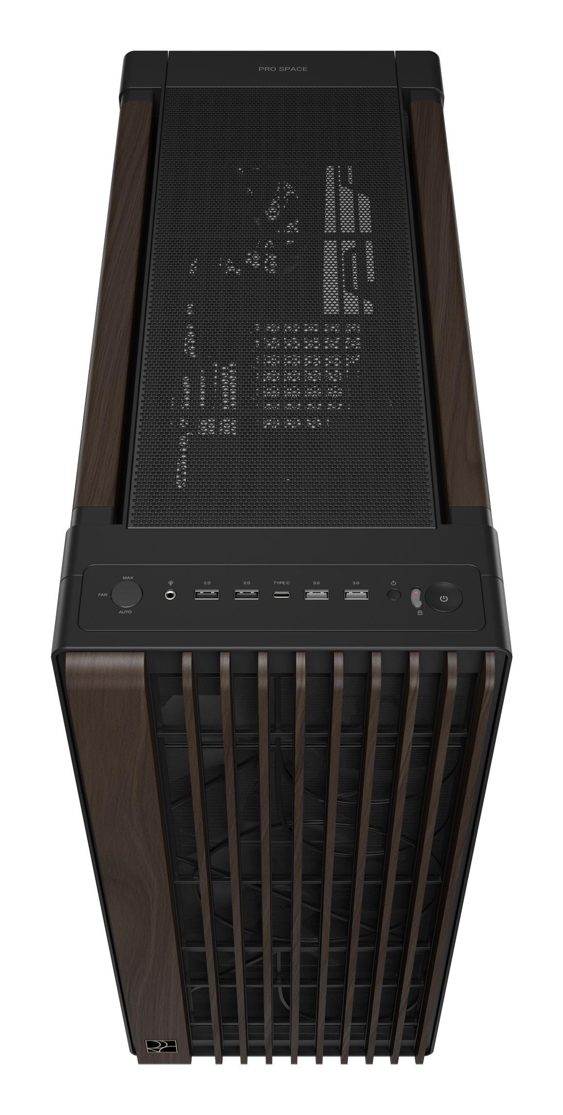 Caixa PC ASUS ProArt PA602 Wood Edition Modern Black (Midi Tower - Metal, Madeira - 18,5 cm - Preto/Madeira) — miniatura 4