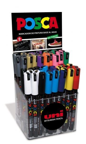 Expositor de Marcadores de Pintura POSCA PC-1MR (Cores Sortidas)