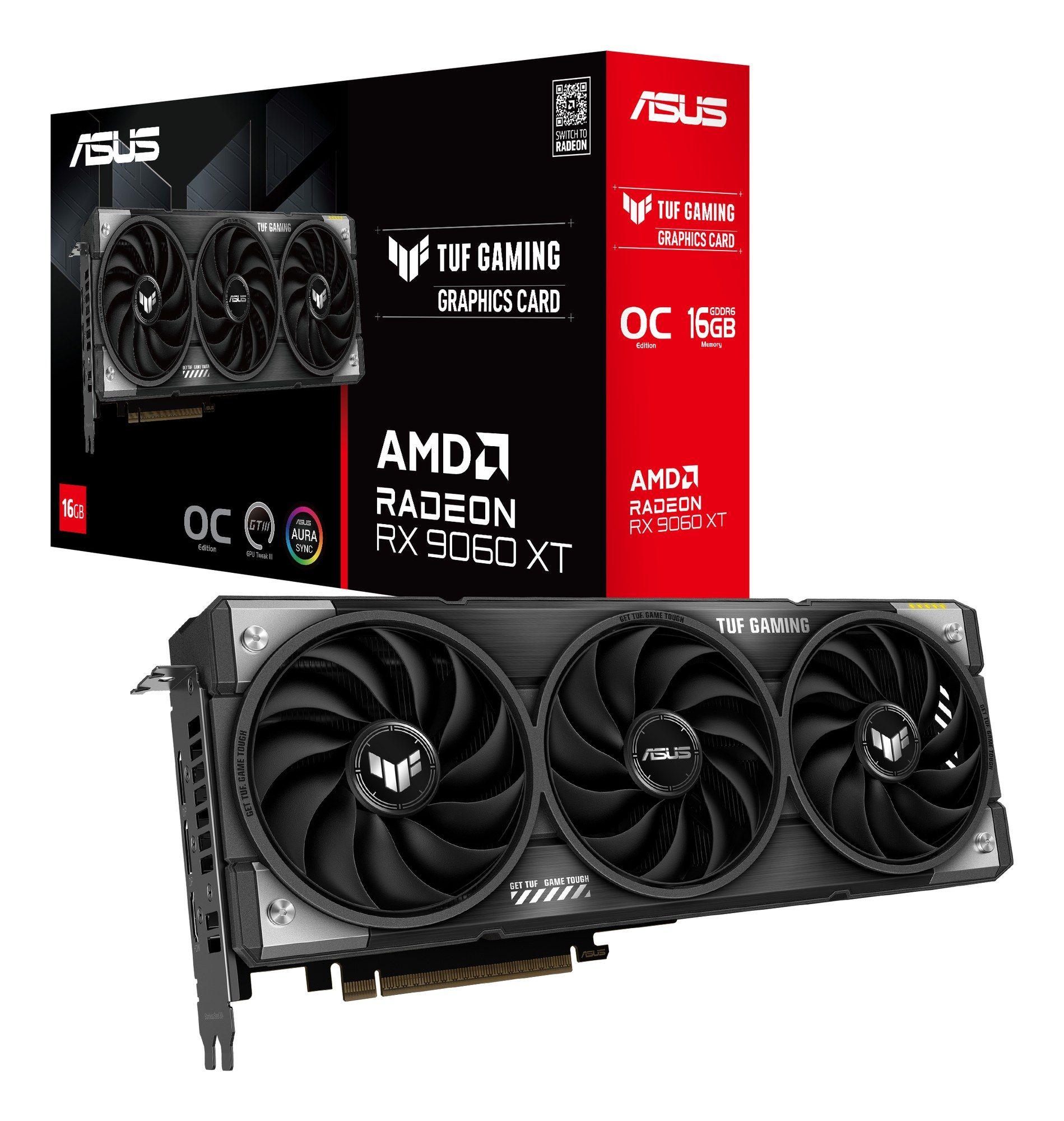Placa Gráfica ASUS TUF-RX9060XT-O16G-GAMING (Radeon RX 9060 XT - 20Gbps - 16 GB - Preto), miniatura 10