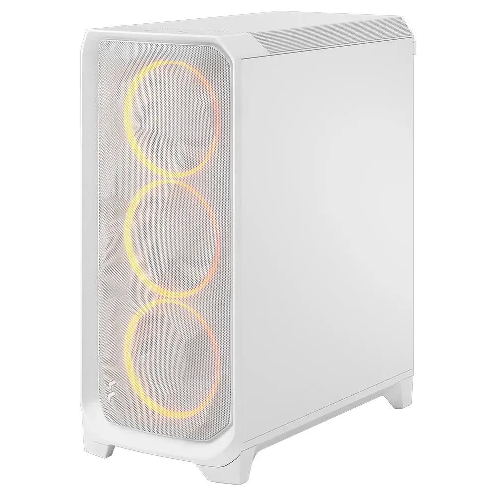 Caixa PC FRACTAL DESIGN Meshify 3 RGB TG Clear Tint FD-C-MES3A-07 (Extended-ATX - Vidro temperado, aço - RGB multicolorida - Branco) — miniatura 4