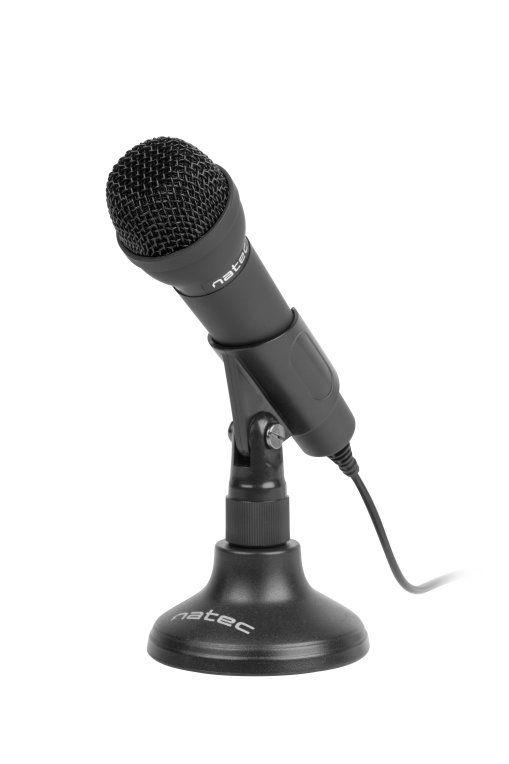 Microfone de Conferência NATEC Adder (Microfone de conferência - Com fios - 3,5 mm - Preto)