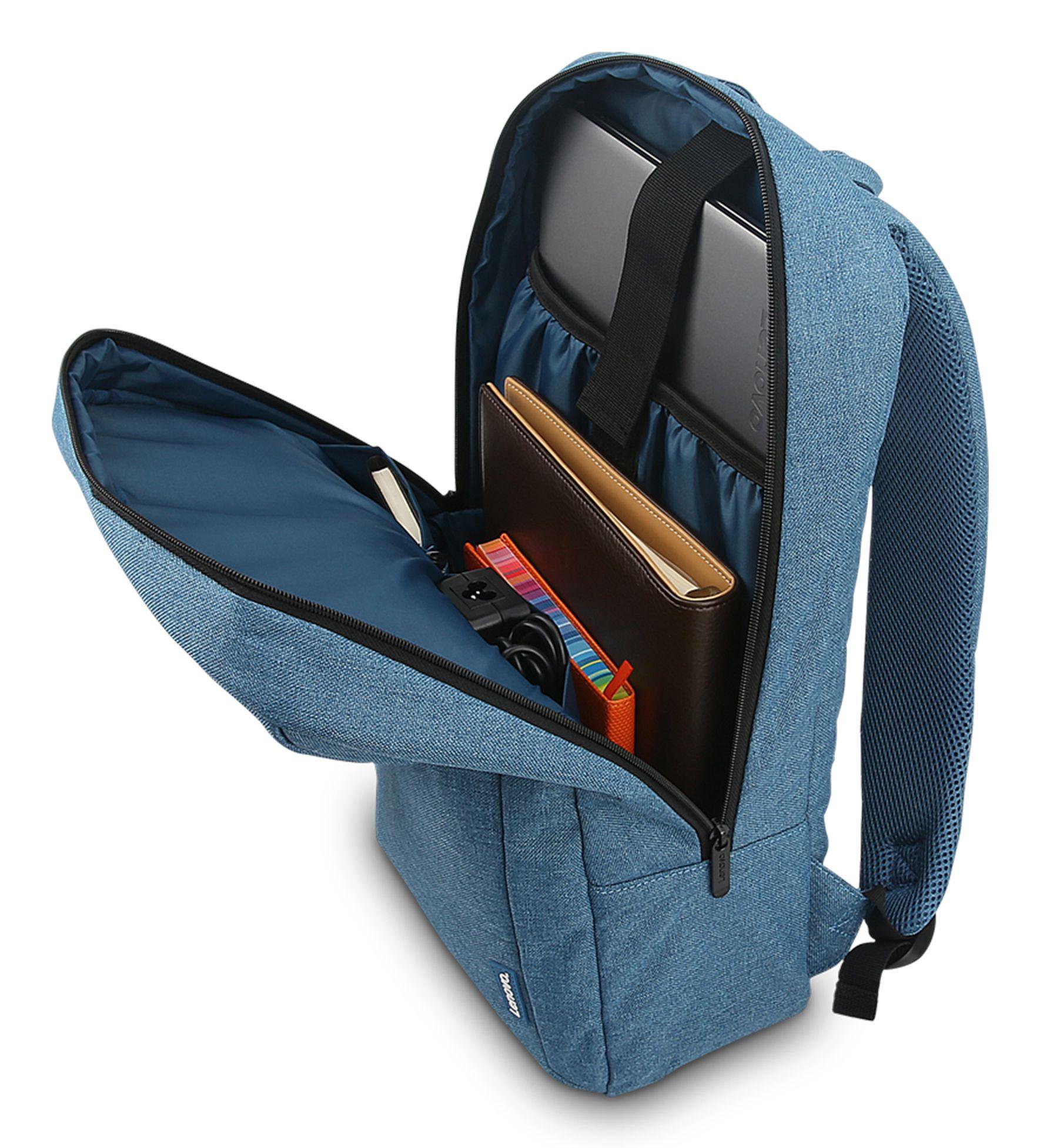 Mochila LENOVO Casual B210 (Poliéster - 39,6 cm - Altura 4 cm - Azul), miniatura 3