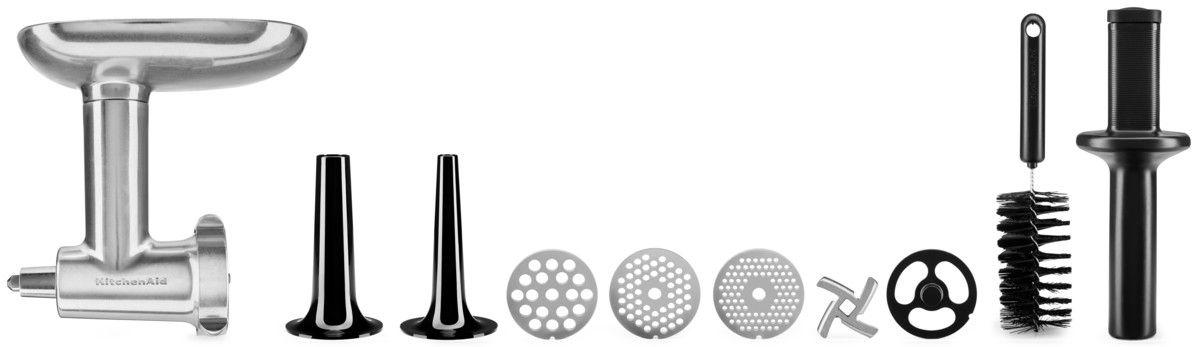 Acessório Picador de Carne KITCHENAID 5KSMMGA (Altura 21,2 cm - Prateado)