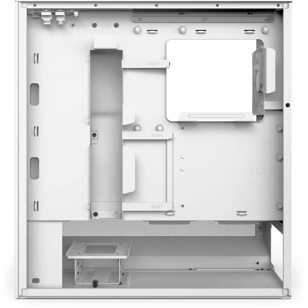 Caixa PC NZXT H5 Flow RGB 2024 (SFX-L, SFX, ATX - Midi Tower - Vidro temperado, SGCC - Branco) — miniatura 5