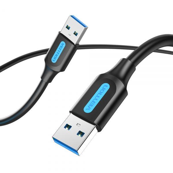 Cabo USB VENTION CONBF (1 m - USB-A macho - Preto)