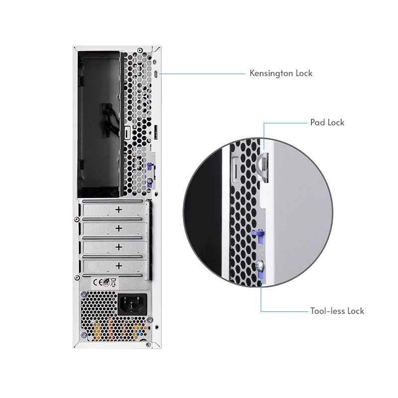 Caixa de Computador CHIEFTEC BE-10W-300 (Micro ATX, Mini-ITX - 300 W - Small Form Factor - Branco) — miniatura 6