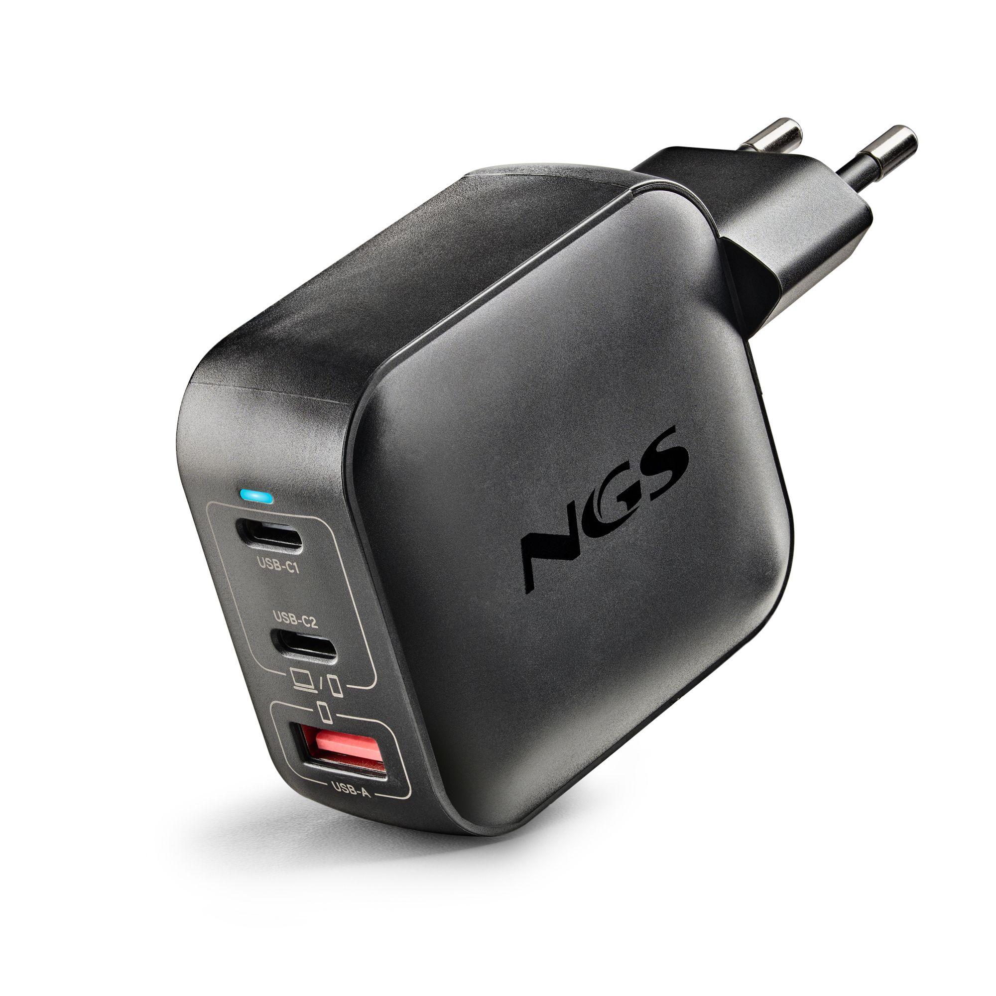 Carregador de Parede NGS BUD100WTINY (100 W - Preto)