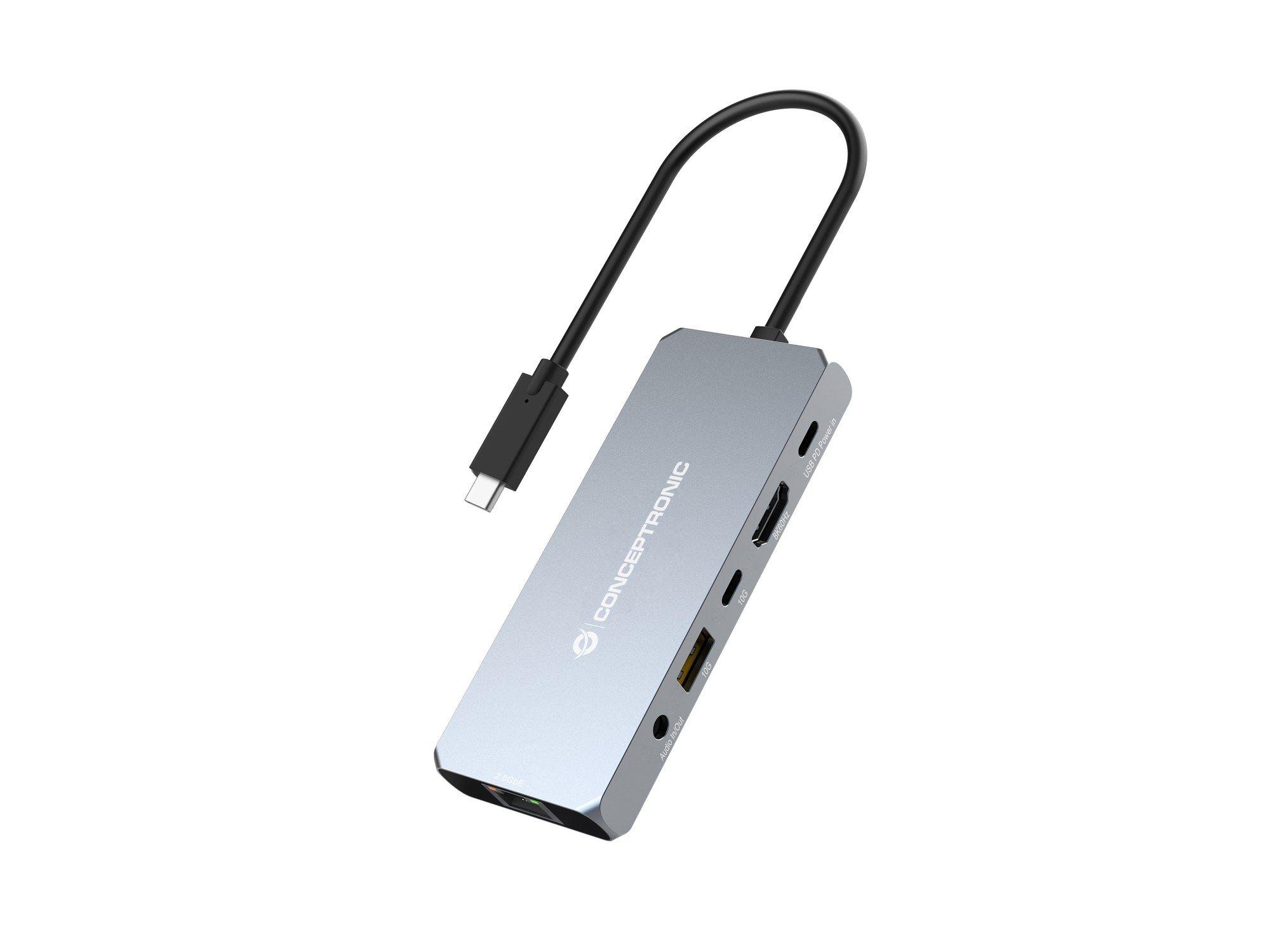 Docking Station USB-C CONCEPTRONIC DONN22G (Cinzento)