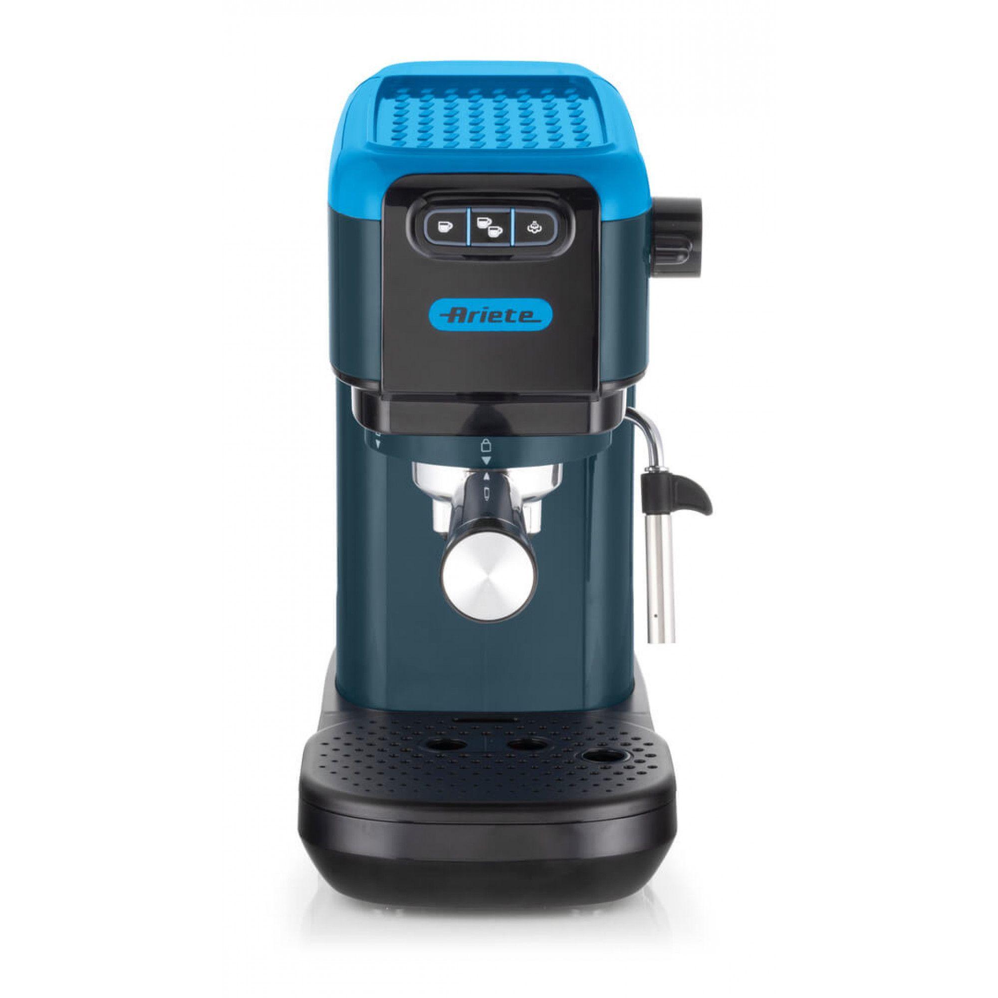 Máquina de Café Expresso Semiautomática ARIETE 1399/18 (Café moído, Doses individuais - 1300 W - 15 bar - Azul)
