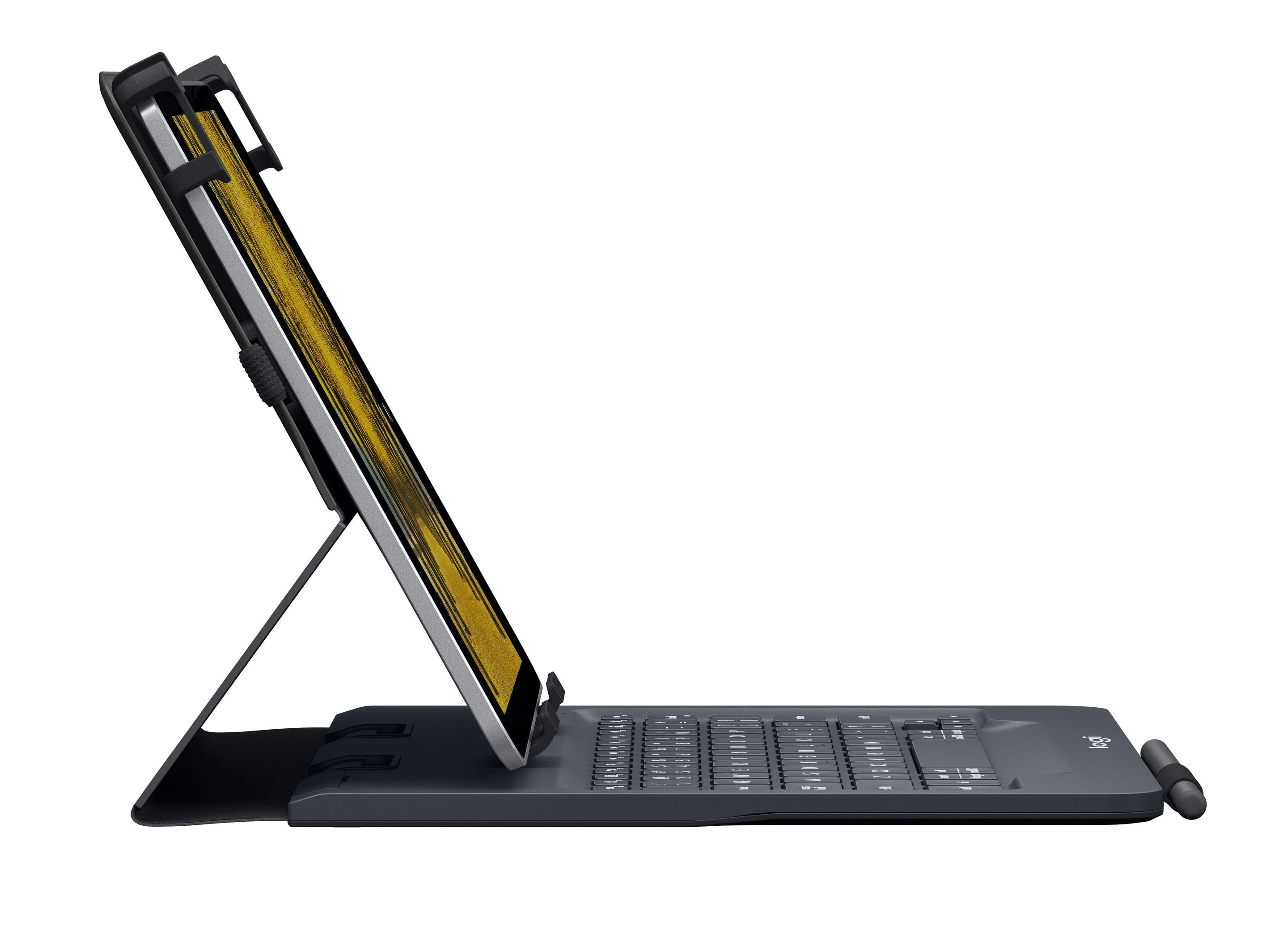 Capa com Teclado LOGITECH Universal Folio (Sem fios - Qualquer marca - Bluetooth - Preto) — miniatura 3