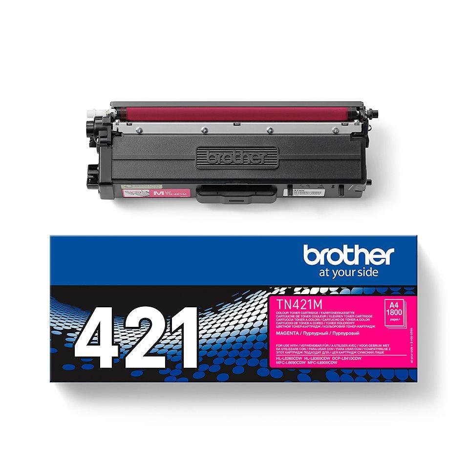 Toner BROTHER TN-421M (1800 páginas - Magenta), miniatura 4