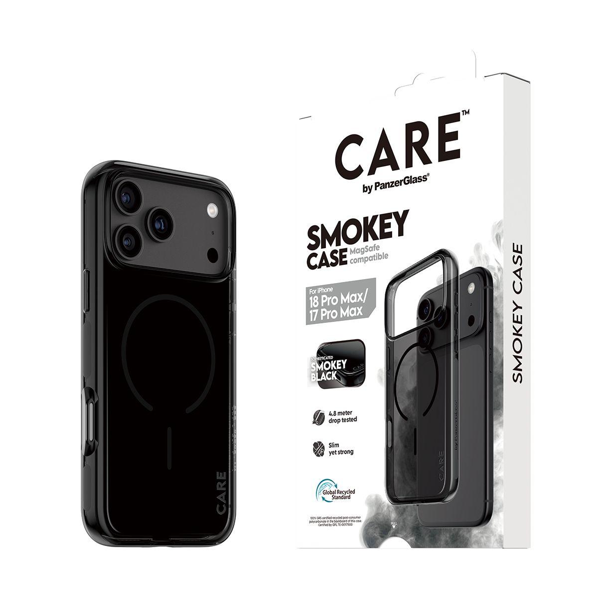 Capa PANZERGLASS CARE by Urban Explorer Smokey MagSafe (MagSafe - Preto), miniatura 6