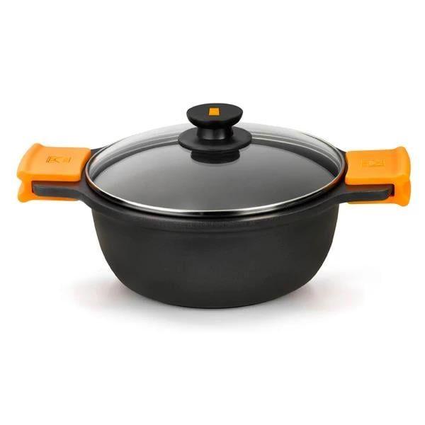 Caçarola Alta BRA Efficient A270328 (Alumínio - Preto)