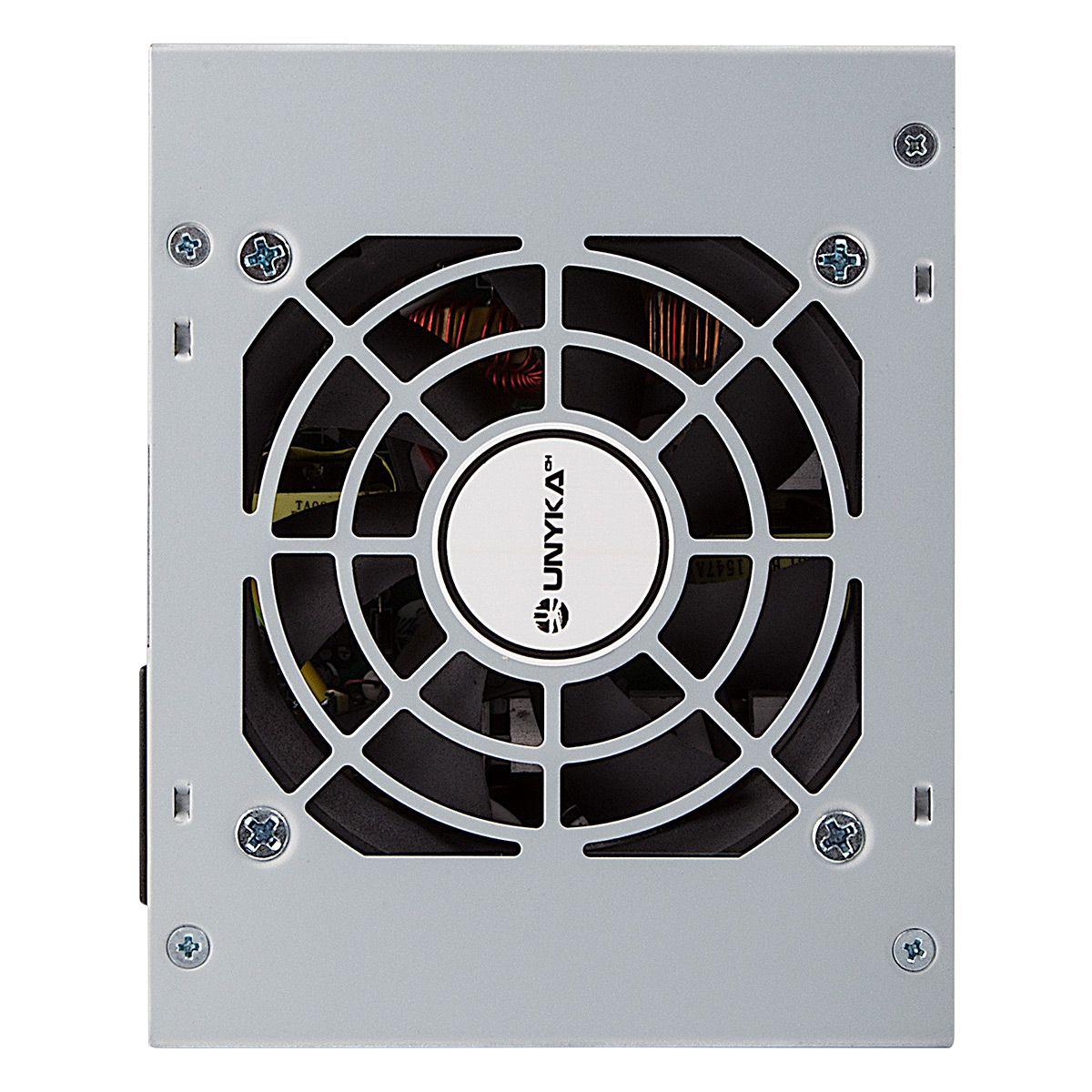 Fonte de Alimentação UNYKACH 52002 (SFX - 300 W - Não modular - Prateado), miniatura 3