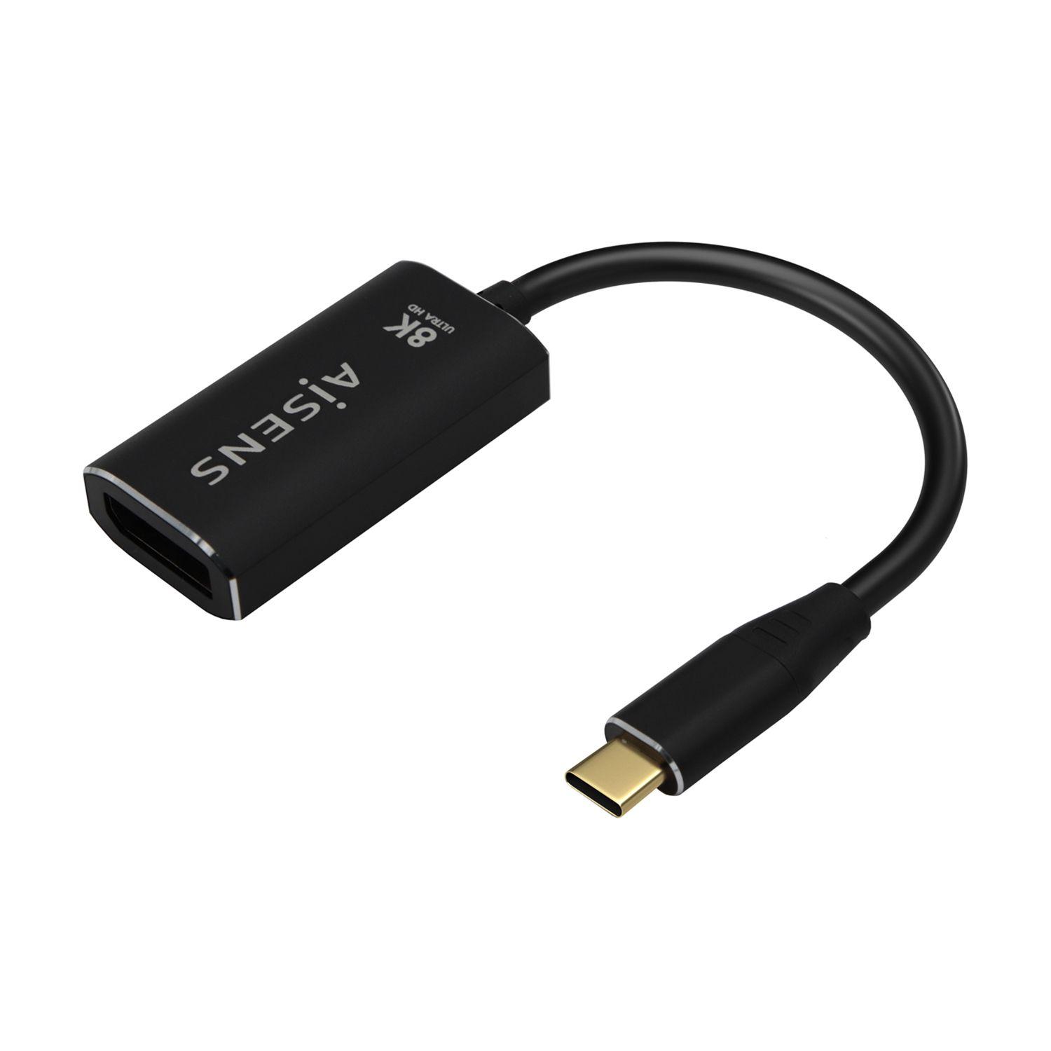 Adaptador USB-C para DisplayPort AISENS A109-0690 (0,15 m - DisplayPort - USB Type-C - Preto)