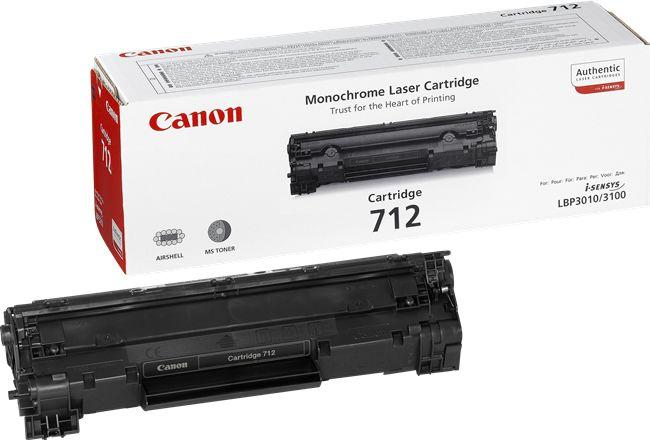 Toner CANON 712 (1500 páginas - Preto)