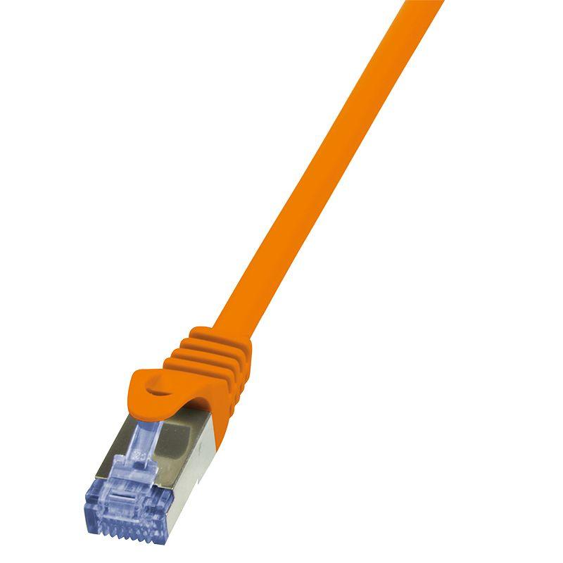 Cabo de Rede LOGILINK CQ3088S (7,5 m - Cat6A - RJ-45 - Laranja)