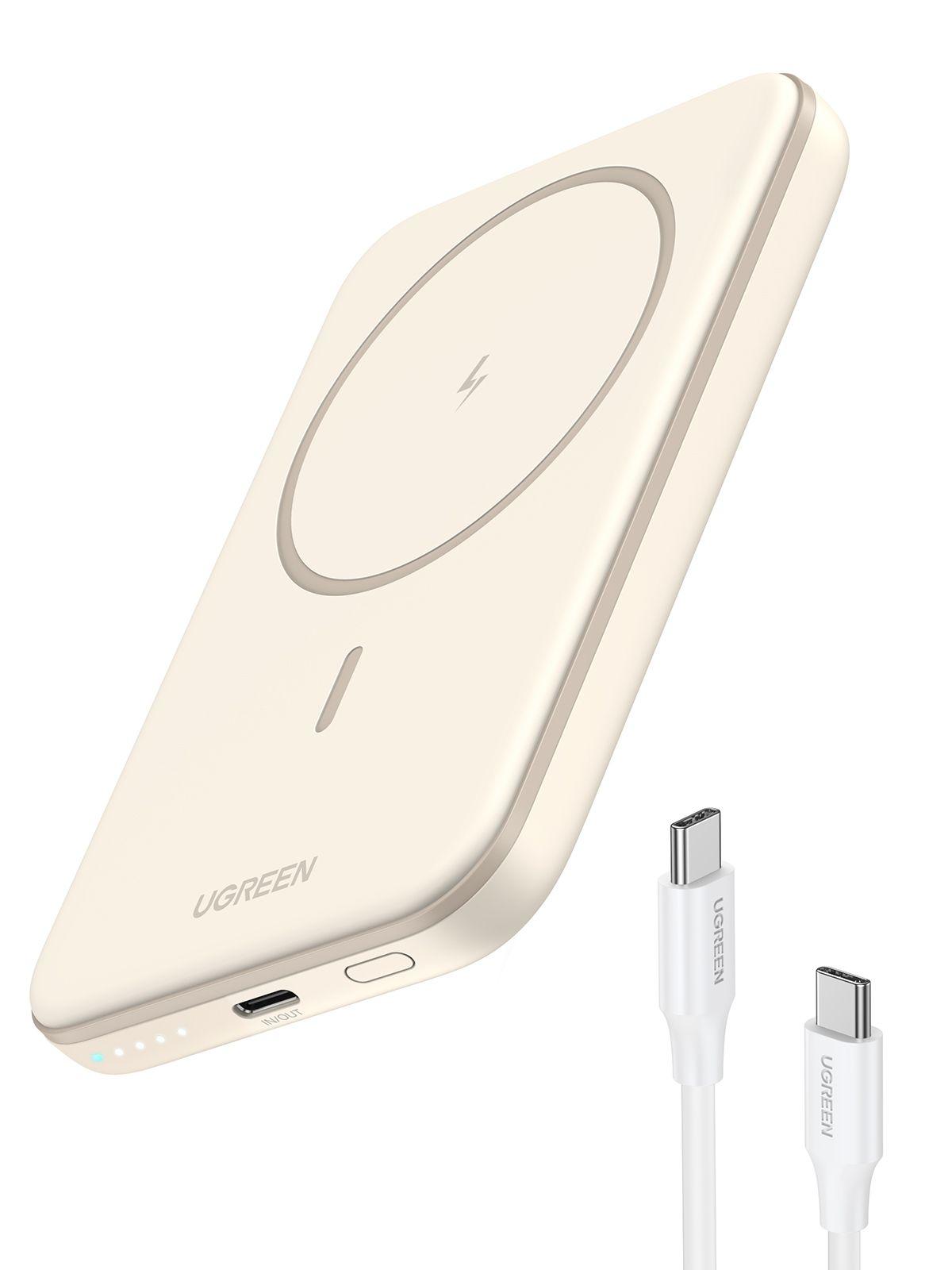 Powerbank UGREEN PB560 (5000 mAh - 18,5 Wh - USB Type-C - Branco), miniatura 2