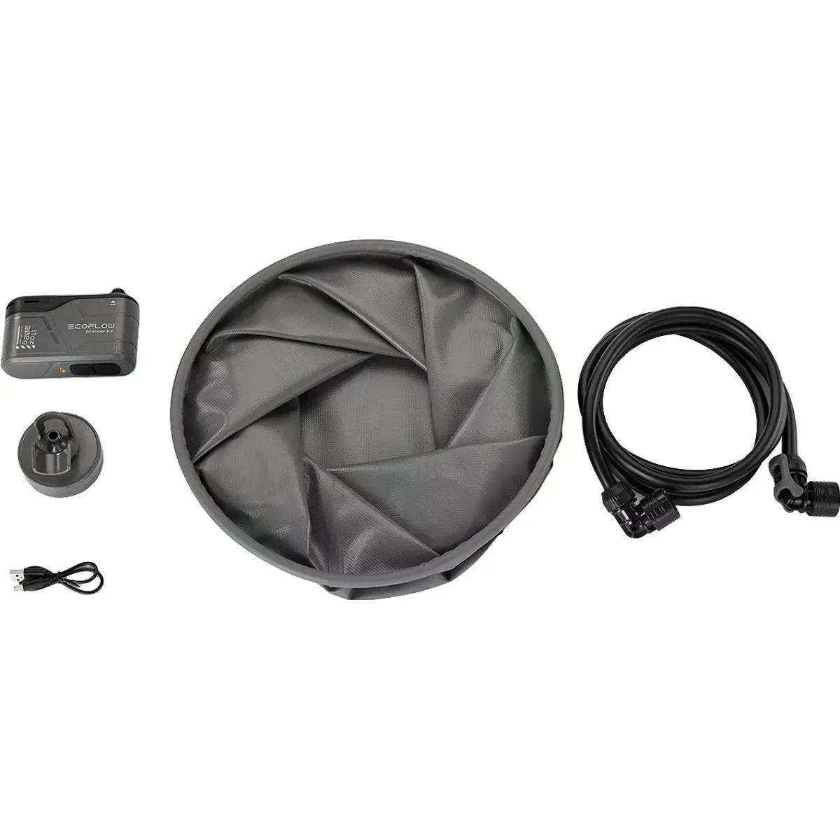 Kit de Chuveiro Portátil ECOFLOW EFA-SHOWERKIT (Preto)