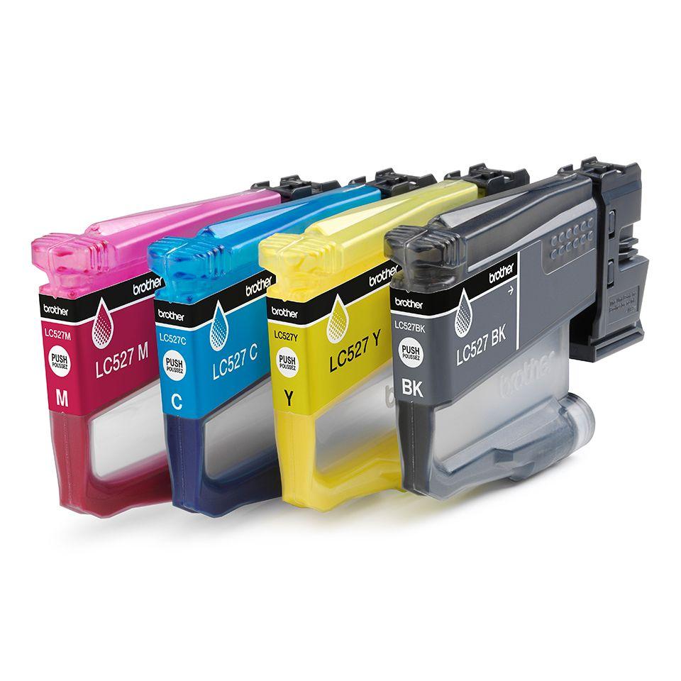 Tinteiros BROTHER LC527VAL (1300 páginas - Preto, Ciano, Magenta e Amarelo), miniatura 2