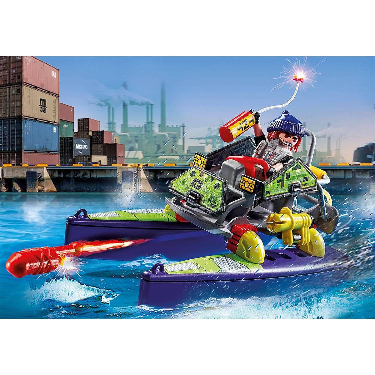 Conjunto PLAYMOBIL City Action 71147 Quad Multiterreno (5 anos - Multicor), miniatura 6