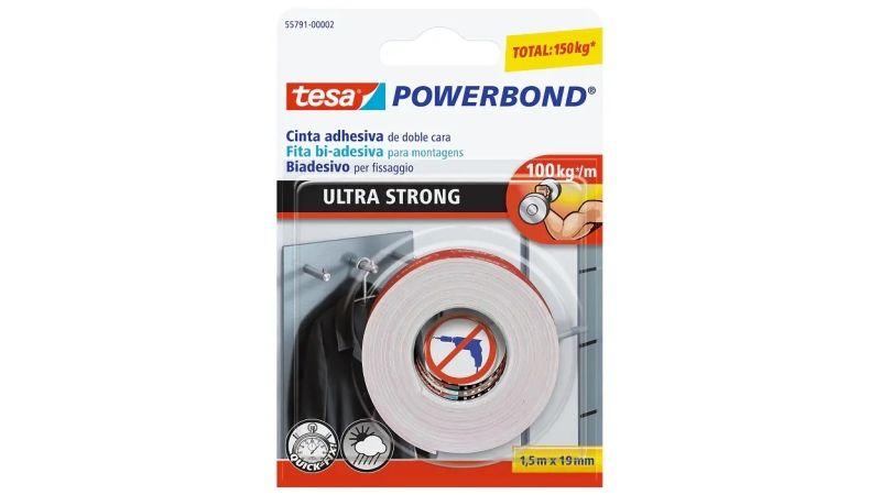 Fita Adesiva de Dupla Face TESA 55791 (1,5 x 19 mm - Branco)