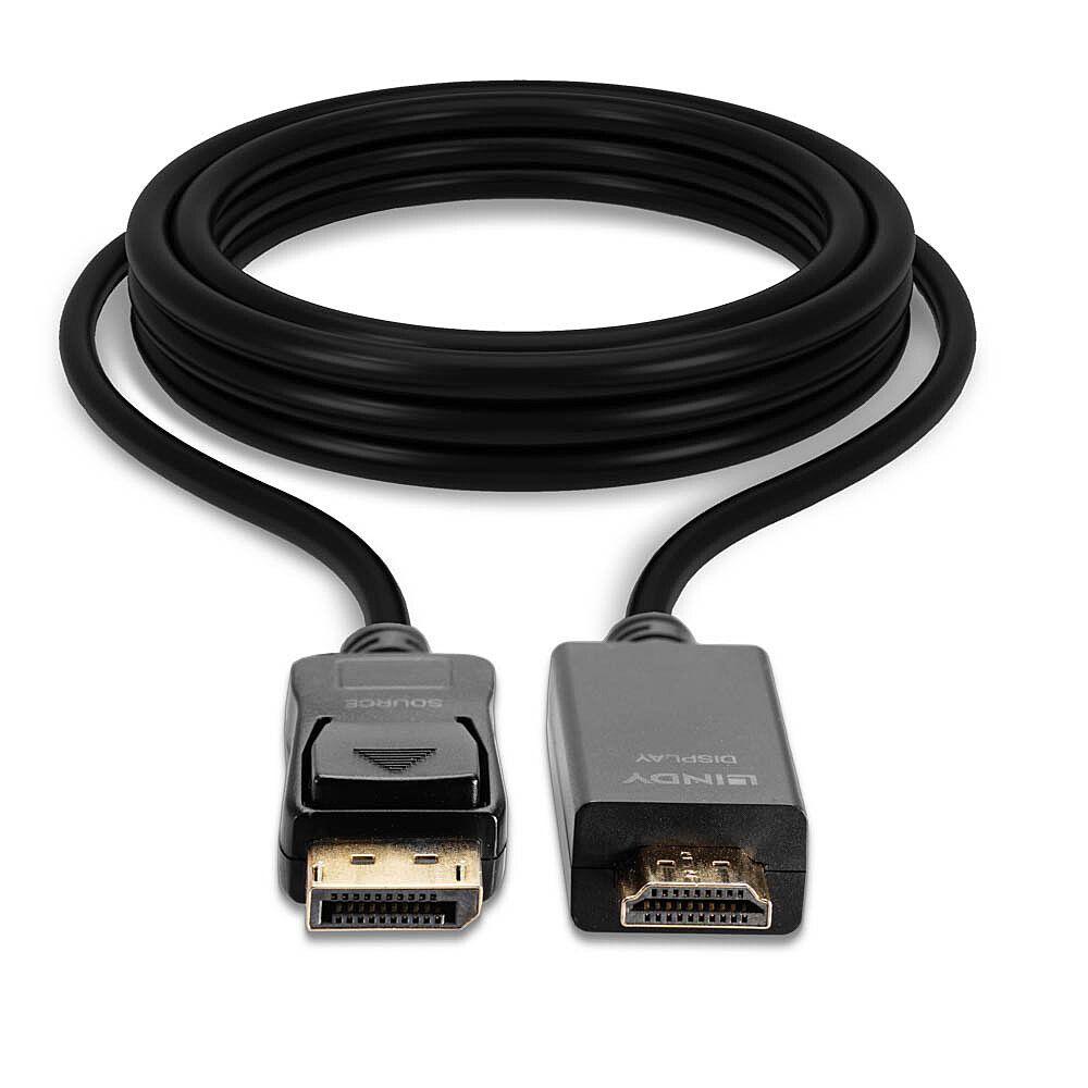 Cabo DisplayPort para HDMI LINDY 36922 (2 m - DisplayPort, macho - HDMI Type A - Preto), miniatura 4